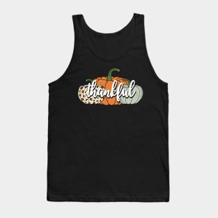 Thankful - Pumpkins - Thanksgiving Tank Top